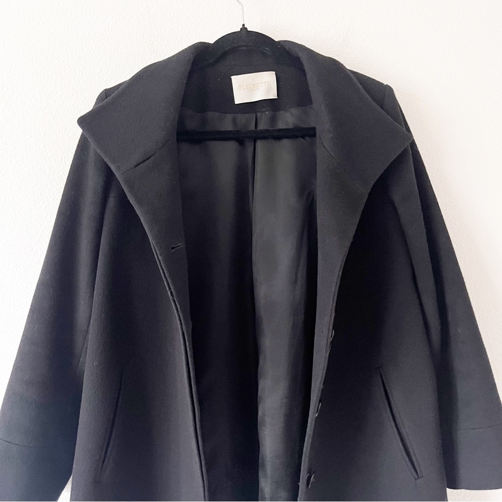 Fleurette Women Loro Piana Wool Coat - Picture 3 of 16